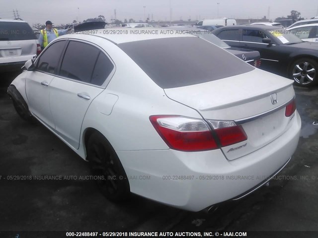 1HGCR2F5XFA159761 - 2015 HONDA ACCORD SPORT WHITE photo 3