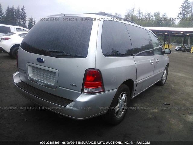 2FMZA52226BA42897 - 2006 FORD FREESTAR SEL SILVER photo 4