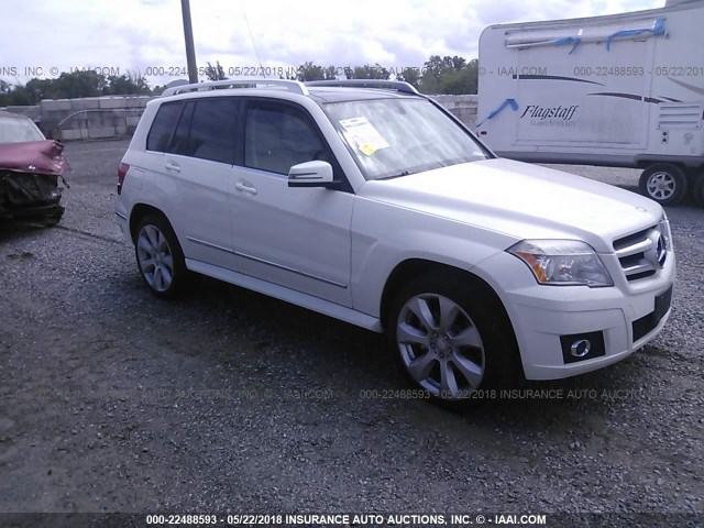 WDCGG8HB0AF471766 - 2010 MERCEDES-BENZ GLK 350 4MATIC WHITE photo 1