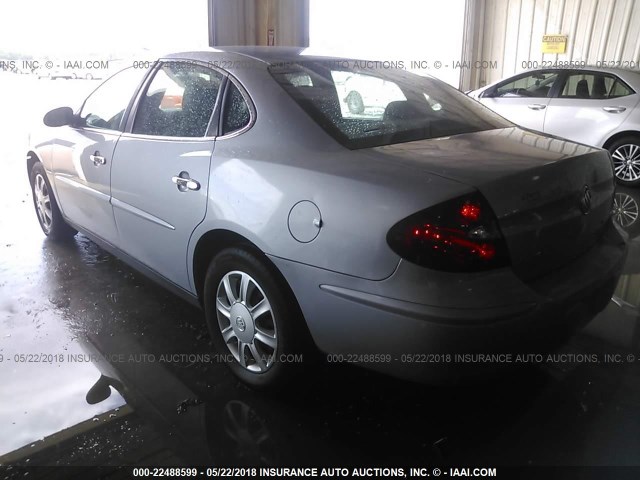 2G4WC532351282542 - 2005 BUICK LACROSSE CX SILVER photo 3