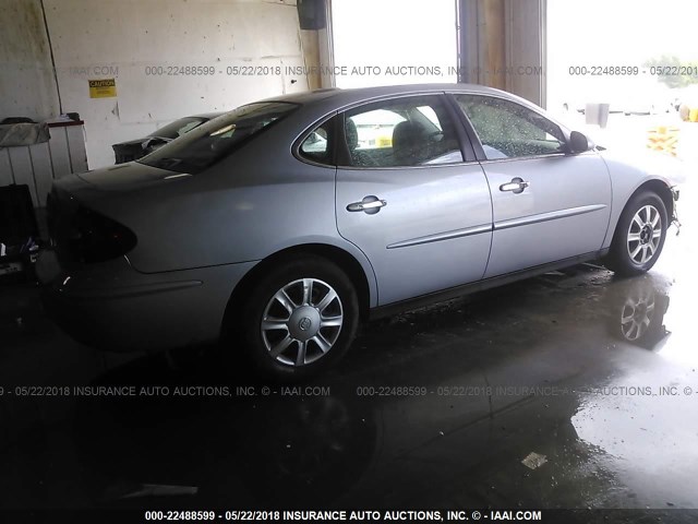 2G4WC532351282542 - 2005 BUICK LACROSSE CX SILVER photo 4