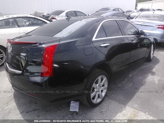 1G6AA5RA7E0141992 - 2014 CADILLAC ATS BLACK photo 4