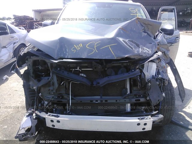 JTEBU5JR8G5293498 - 2016 TOYOTA 4RUNNER SR5 PREM/LTDL/TRAIL/TRD GRAY photo 6