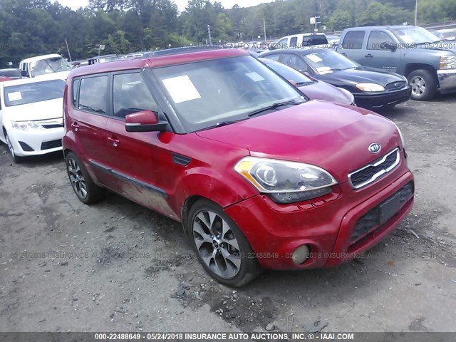 KNDJT2A61C7370847 - 2012 KIA SOUL +/!/SPORT RED photo 1