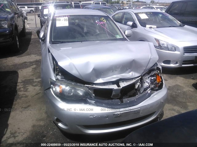 JF1GH6A60AH806023 - 2010 SUBARU IMPREZA 2.5I SILVER photo 6