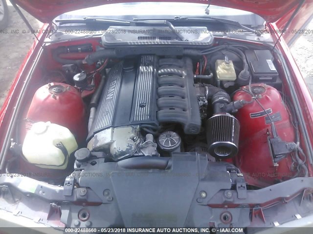 WBABJ532XRJC78864 - 1994 BMW 325 IC RED photo 10