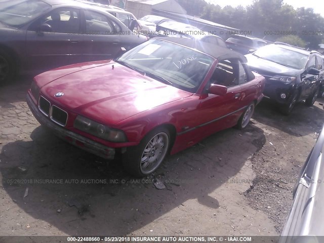 WBABJ532XRJC78864 - 1994 BMW 325 IC RED photo 2