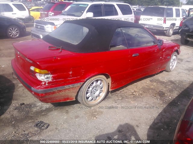 WBABJ532XRJC78864 - 1994 BMW 325 IC RED photo 4