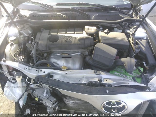 4T1BF3EK1BU759427 - 2011 TOYOTA CAMRY SE/LE/XLE SILVER photo 10