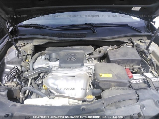 4T1BF1FKXCU052136 - 2012 TOYOTA CAMRY SE/LE/XLE ლურჯი ფოტო 10