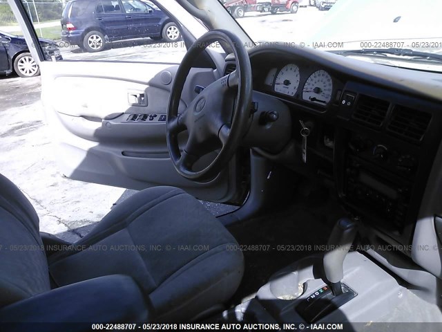 5TEGN92N93Z279210 - 2003 TOYOTA TACOMA DOUBLE CAB PRERUNNER SILVER photo 5