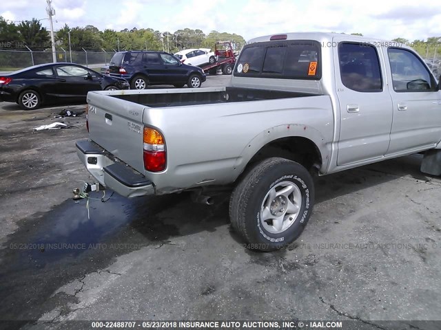 5TEGN92N93Z279210 - 2003 TOYOTA TACOMA DOUBLE CAB PRERUNNER SILVER photo 6