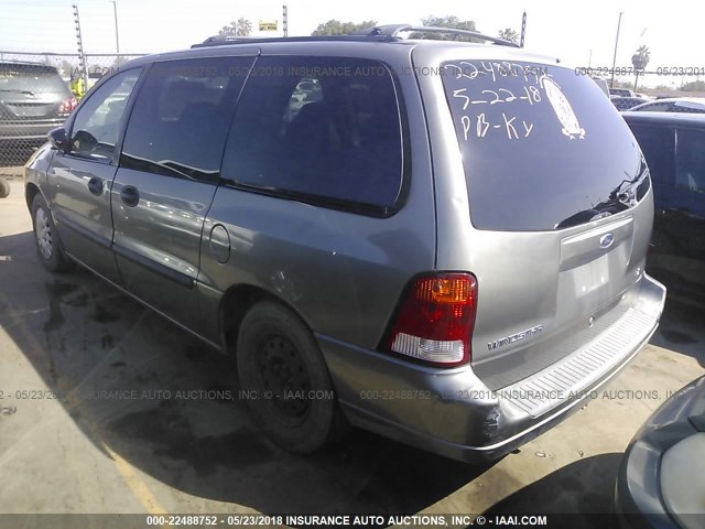 2FMZA514X2BB64808 - 2002 FORD WINDSTAR LX GRAY photo 3