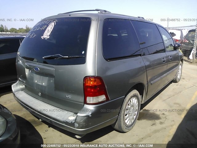 2FMZA514X2BB64808 - 2002 FORD WINDSTAR LX GRAY photo 4