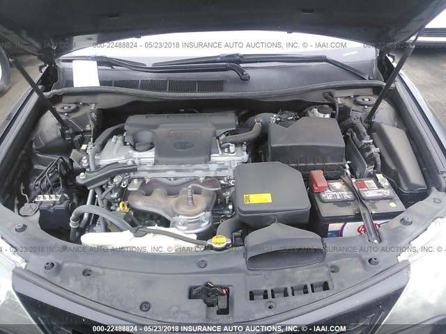 4T1BF1FK2CU185294 - 2012 TOYOTA CAMRY SE/LE/XLE 黑色 照片 10