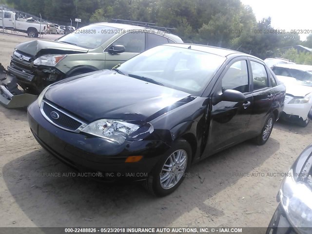 1FAFP34N57W148445 - 2007 FORD FOCUS ZX4/S/SE/SES 黑色 照片 2