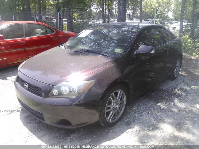 JTKDE167080267527 - 2008 TOYOTA SCION TC 紫色 照片 2