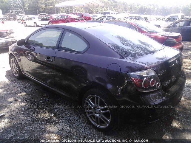 JTKDE167080267527 - 2008 TOYOTA SCION TC 紫色 照片 3