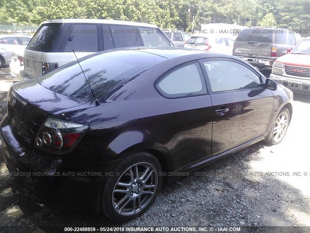 JTKDE167080267527 - 2008 TOYOTA SCION TC 紫色 照片 4
