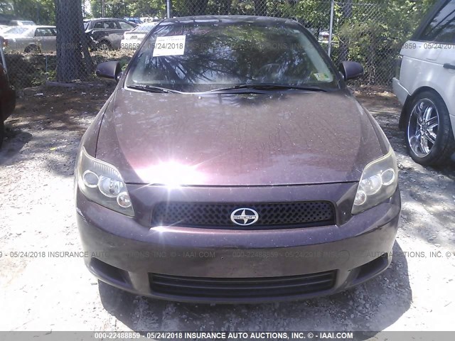 JTKDE167080267527 - 2008 TOYOTA SCION TC 紫色 照片 6