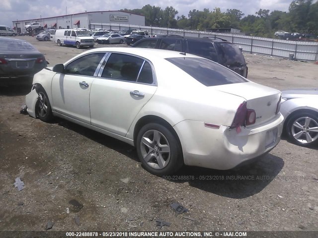 1G1ZG57B894159922 - 2009 CHEVROLET MALIBU LS თეთრი ფოტო 3