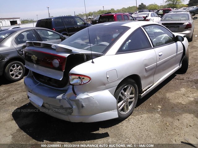 3G1JH14F24S161393 - 2004 CHEVROLET CAVALIER LS SPORT SILVER photo 4