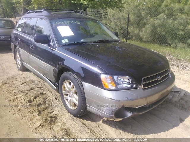 4S3BH686XY7622153 - 2000 SUBARU LEGACY OUTBACK LIMITED BLACK photo 1