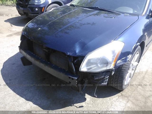 1N4BA41E88C824223 - 2008 NISSAN MAXIMA SE/SL BLUE photo 6