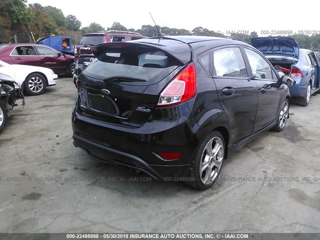 3FADP4GX9GM149530 - 2016 FORD FIESTA ST BLACK photo 4