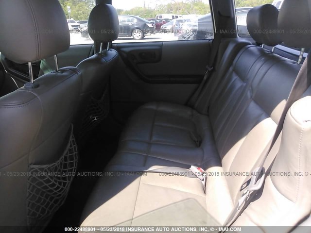 JF1SF6553YH711340 - 2000 SUBARU FORESTER S GRAY photo 8