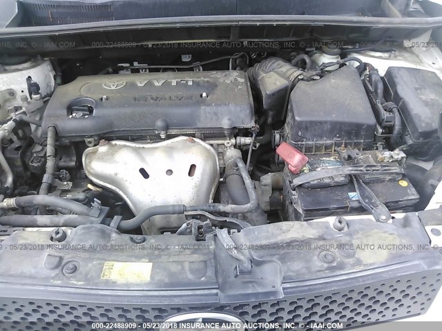 JTLKE50E191073537 - 2009 TOYOTA SCION XB თეთრი ფოტო 10