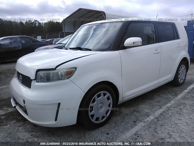 JTLKE50E191073537 - 2009 TOYOTA SCION XB თეთრი ფოტო 2