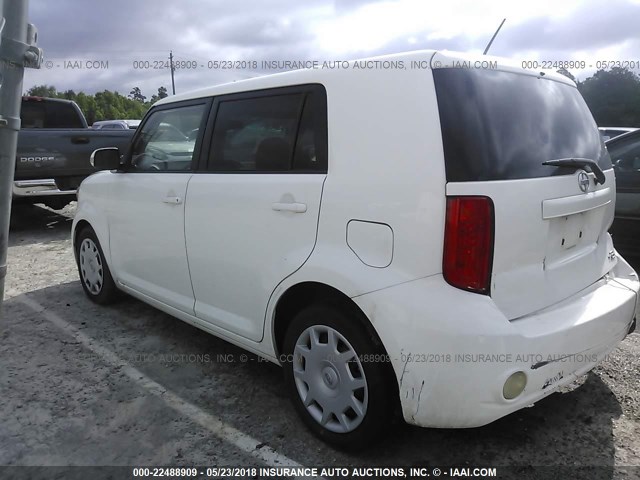 JTLKE50E191073537 - 2009 TOYOTA SCION XB თეთრი ფოტო 3