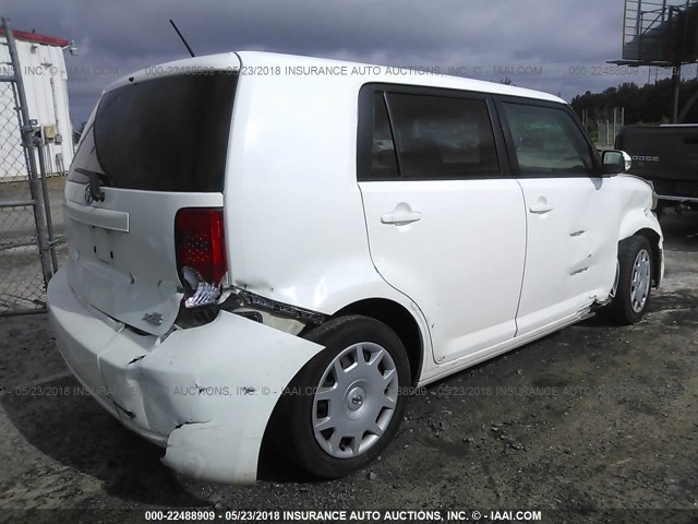 JTLKE50E191073537 - 2009 TOYOTA SCION XB თეთრი ფოტო 4