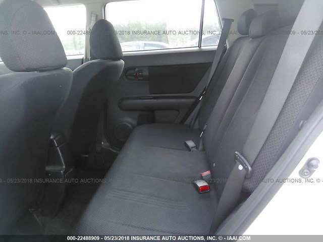 JTLKE50E191073537 - 2009 TOYOTA SCION XB თეთრი ფოტო 8