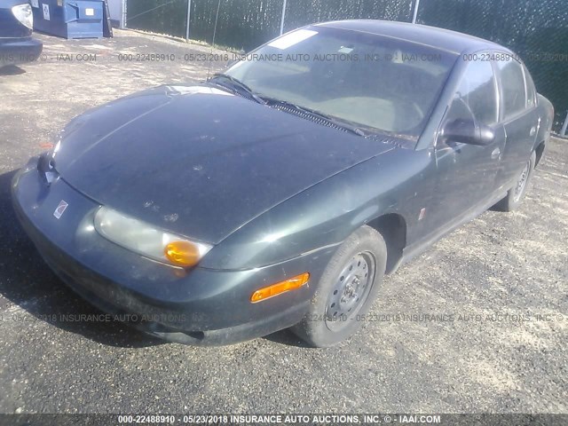 1G8ZH5286YZ130611 - 2000 SATURN SL1 GRAY photo 2