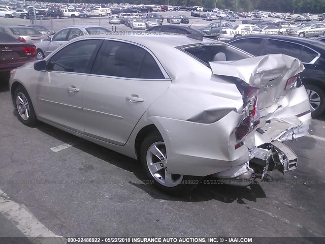1G11B5SL6FF139521 - 2015 CHEVROLET MALIBU LS GOLD photo 3