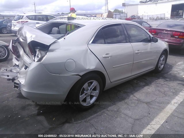 1G11B5SL6FF139521 - 2015 CHEVROLET MALIBU LS GOLD photo 4