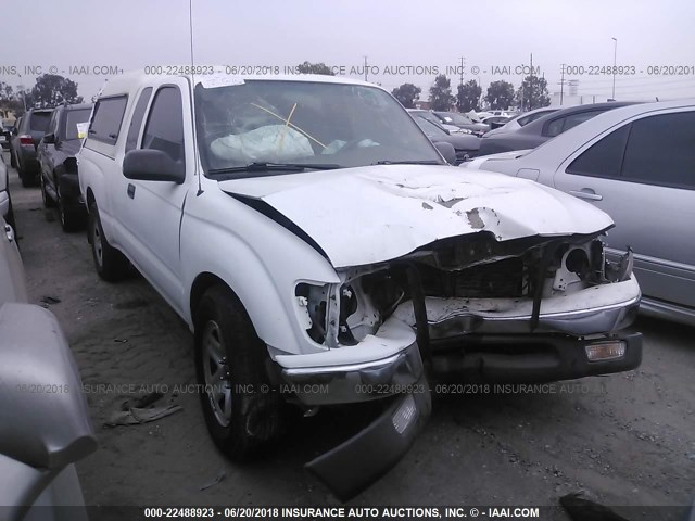 5TEVL52N13Z261774 - 2003 TOYOTA TACOMA XTRACAB WHITE photo 1