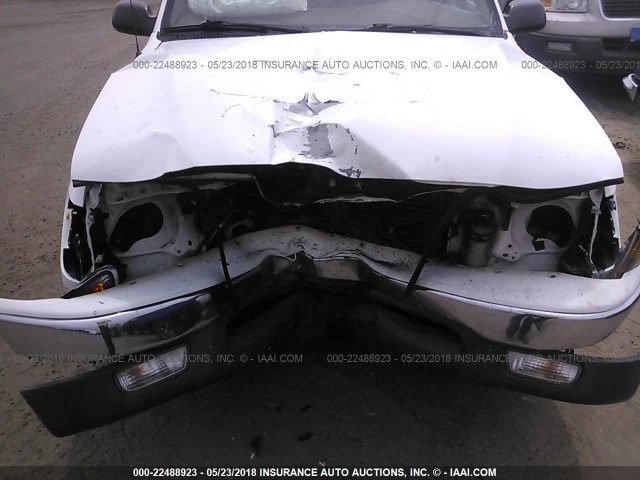 5TEVL52N13Z261774 - 2003 TOYOTA TACOMA XTRACAB WHITE photo 6