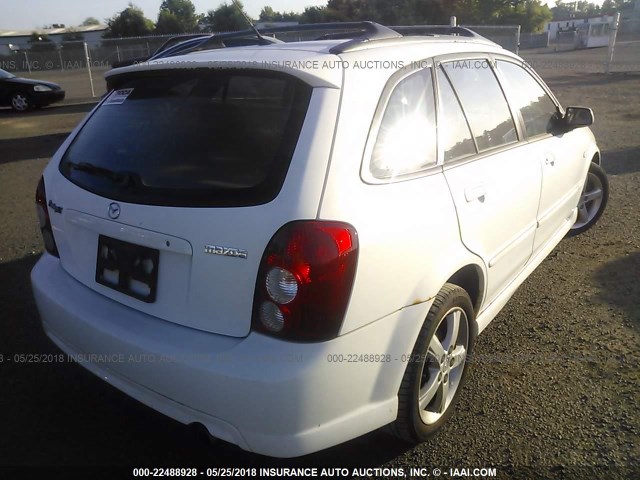 JM1BJ246931122077 - 2003 MAZDA PROTEGE PR5 白色 照片 4