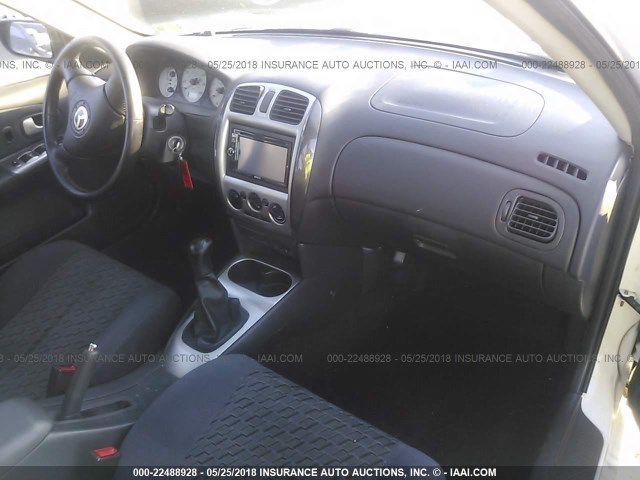 JM1BJ246931122077 - 2003 MAZDA PROTEGE PR5 白色 照片 5