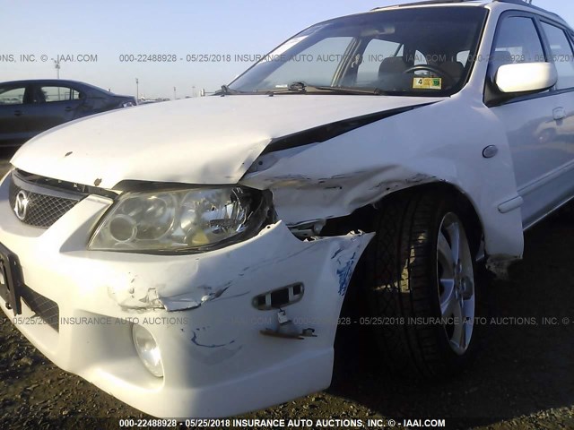 JM1BJ246931122077 - 2003 MAZDA PROTEGE PR5 白色 照片 6
