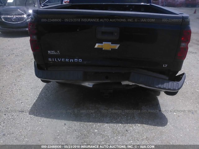 3GCPCREH1EG282533 - 2014 CHEVROLET SILVERADO C1500 LT BLACK photo 6