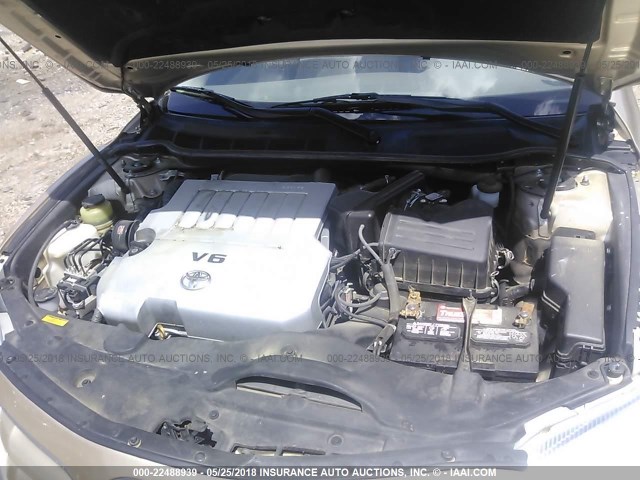 4T1BK3EK1BU618823 - 2011 TOYOTA CAMRY SE/LE/XLE 金色 照片 10