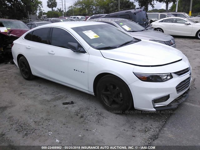 1G1ZB5ST8GF355214 - 2016 CHEVROLET MALIBU LS 白色 照片 1
