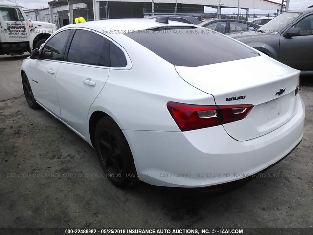 1G1ZB5ST8GF355214 - 2016 CHEVROLET MALIBU LS 白色 照片 3