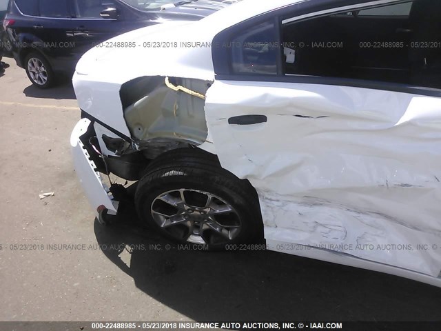 2C3CDXJG9GH105460 - 2016 DODGE CHARGER SXT WHITE photo 6