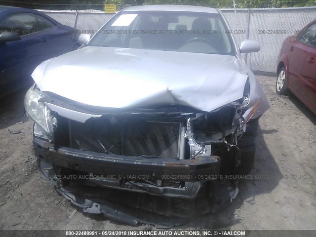 4T1BE46K28U790654 - 2008 TOYOTA CAMRY CE/LE/XLE/SE SILVER photo 6