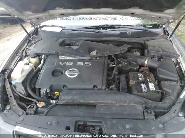 1N4BA41E57C836098 - 2007 NISSAN MAXIMA SE/SL GRAY photo 10